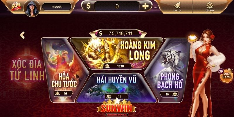 Hệ thống Casino đi kèm với giải thưởng nổ hũ lớn